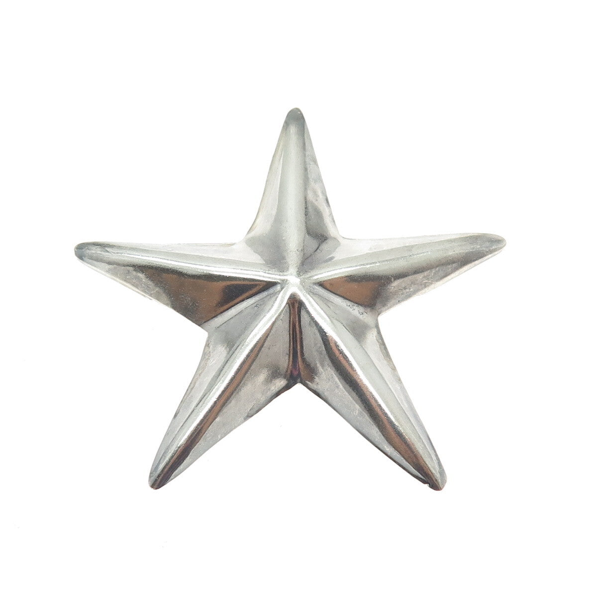 925 Sterling Silver Vintage Mexico Star Pin Brooch / Pendant