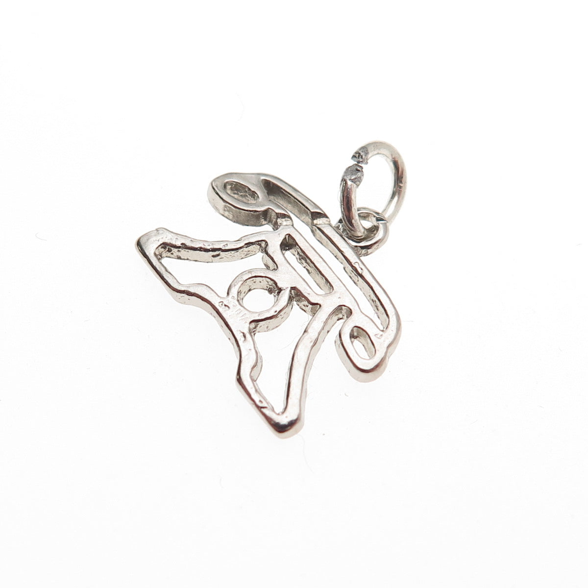 925 Sterling Silver Vintage Retro Phone Mini Charm Pendant