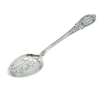 MAGNUS AASE 830S Silver Antique Art Deco Norway Flekkefjord Teaspoon