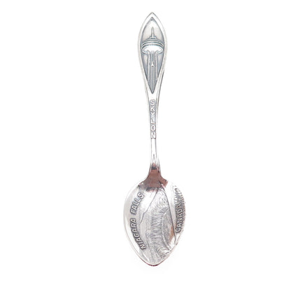 Breadner & Co Sterling Silver Antique Art Deco Skylon Niagara Falls Coffee Spoon