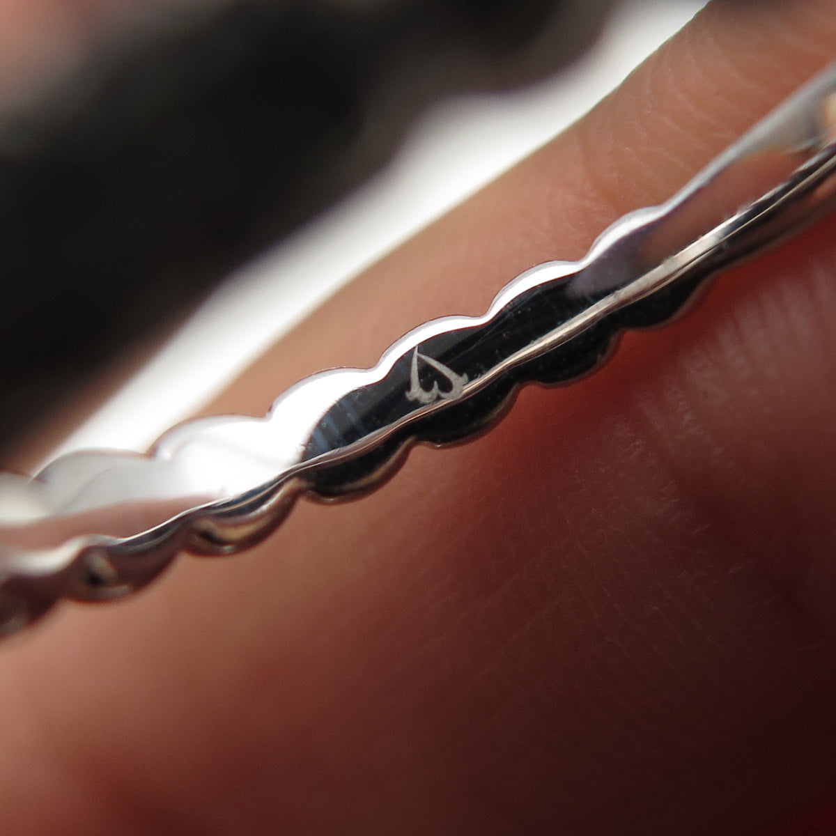 925 Sterling Silver Round-Cut C Z Bubble Ring Size 6.75