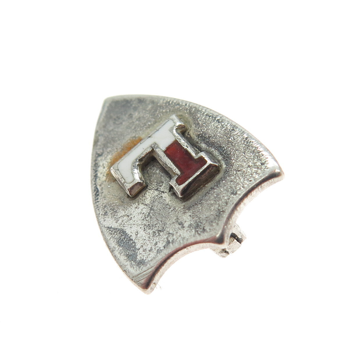 925 Sterling Silver Antique Art Deco Enamel Lincoln University Pin Brooch