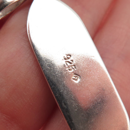 925 Sterling Silver Vintage Peruvian Cuzco Charm Pendant