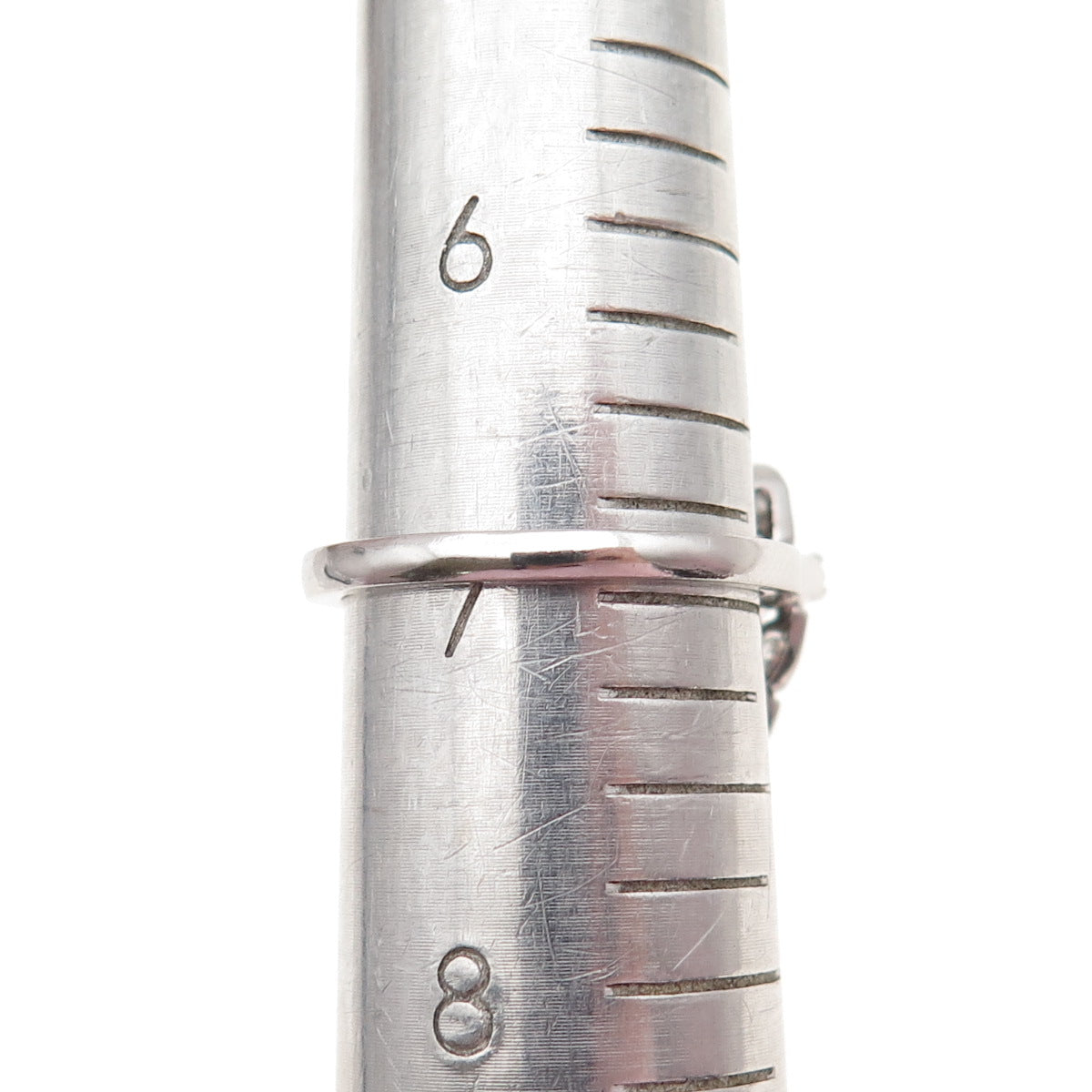 925 Sterling Silver Real Lapis Lazuli & C Z Cluster Ring Size 7