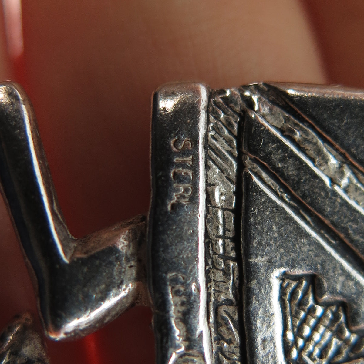 Old Pawn 925 Sterling Silver Vintage Southwestern Kokopelli Tribal Charm Pendant