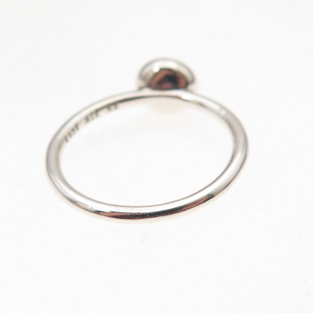 Pandora 925 Sterling Silver Clear Crystal Poetic Droplet Ring Size 6