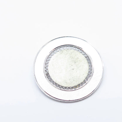 925 Sterling Silver Vintage Lamode Textured Pin Brooch