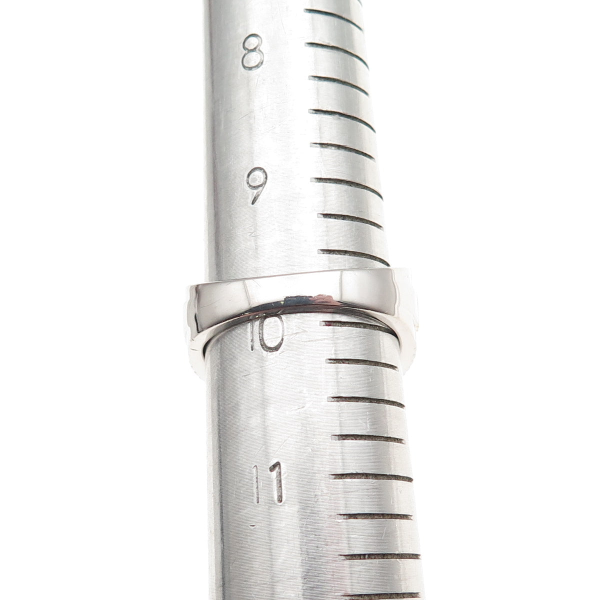 Jane Seymour 925 Sterling Silver 2-Tone Real Round-Cut Diamond Ring Size 10