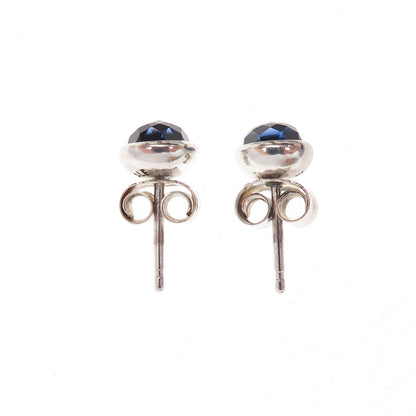 Pandora Sterling Silver Lab-Created Sapphire September Birthstone Stud Earrings
