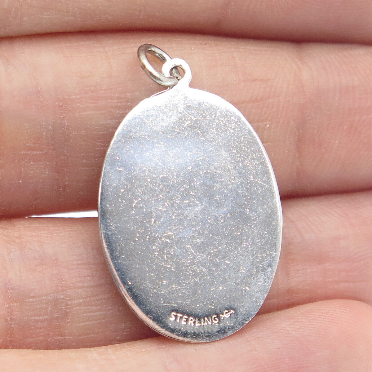 GRIFFITH & SONS CO. 925 Sterling Silver Antique Art Deco Boy Profile Pendant