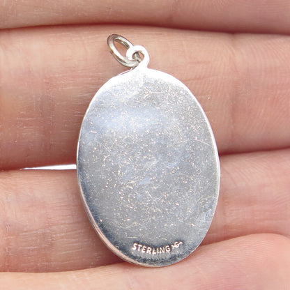 GRIFFITH & SONS CO. 925 Sterling Silver Antique Art Deco Boy Profile Pendant