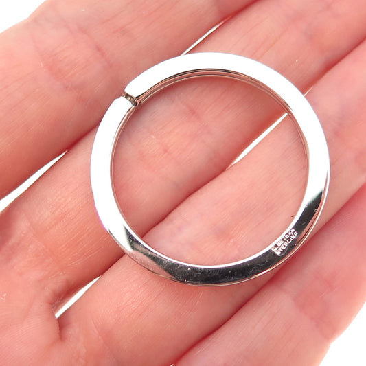 M. De Jean 925 Sterling Silver Vintage Key Ring Holder