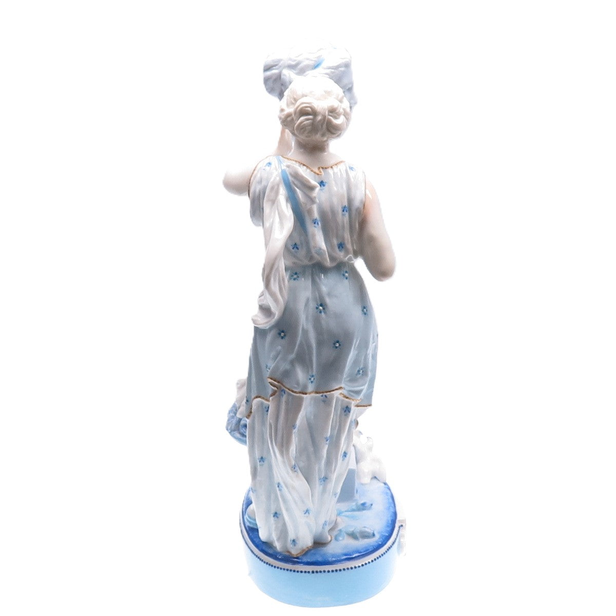 Vion & Baury Antique Late XIX France Venus Muse Hand-Painted Porcelain Figurine