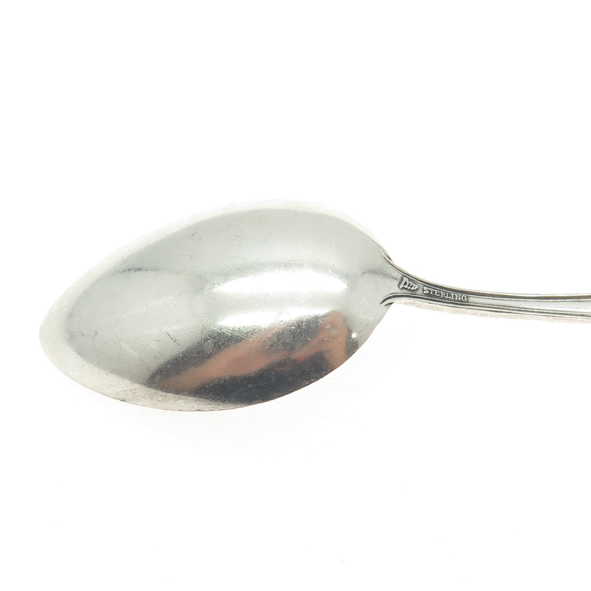 MECHANICS 925 Sterling Silver Antique The Moat - Fortress Monroe Coffee Spoon