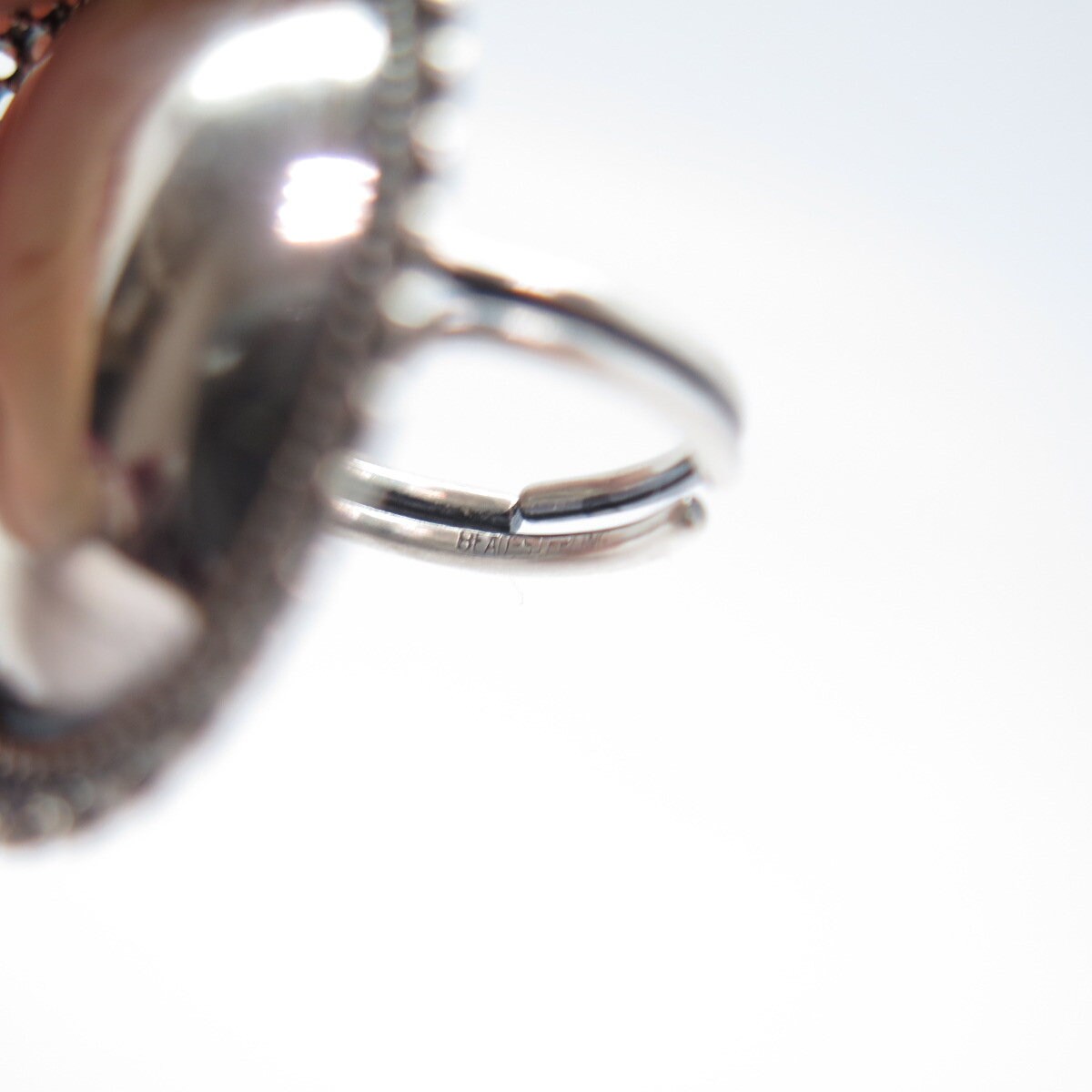 925 Sterling Silver Vintage BEAU Eternal Curve Adjustable Ring Size 5.5