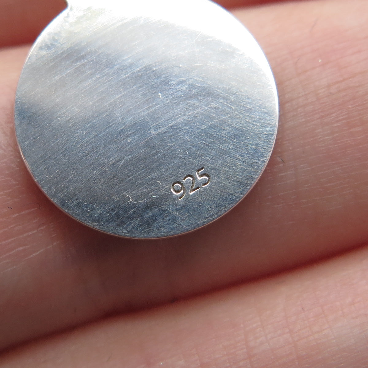 925 Sterling Silver Purple Enamel Mom & Child Cat Minimalist Charm Pendant