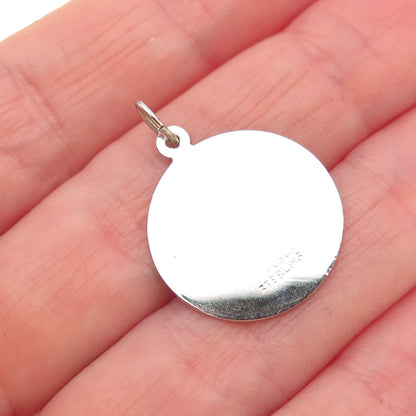 JAY POSON 925 Sterling Silver Vintage A Date To Remember Charm Pendant