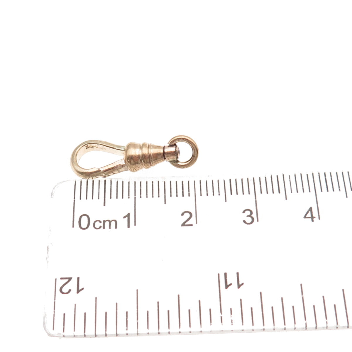 1/20 12K Gold Filled Antique Art Deco Bracelet / Necklace Lobster Carabiner Lock