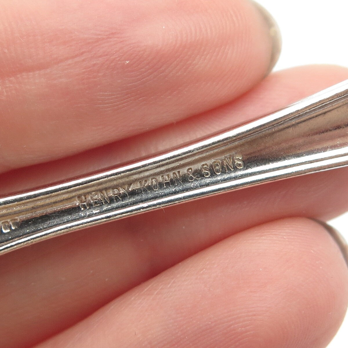 925 Sterling Silver Antique Whiting Mfg Co. / Henry Kohn & Sons Serving Fork