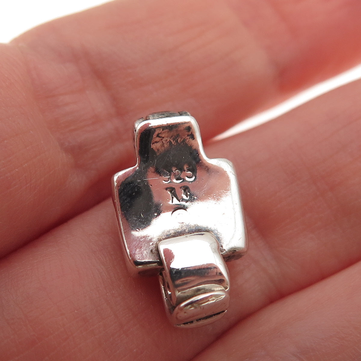 Morning Sun 925 Sterling Silver Vintage Bracelet / Necklace Lock Clasp