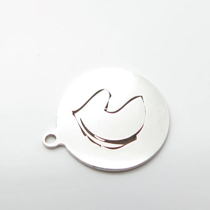 925 Sterling Silver USA Two In Town Horse Charm Pendant