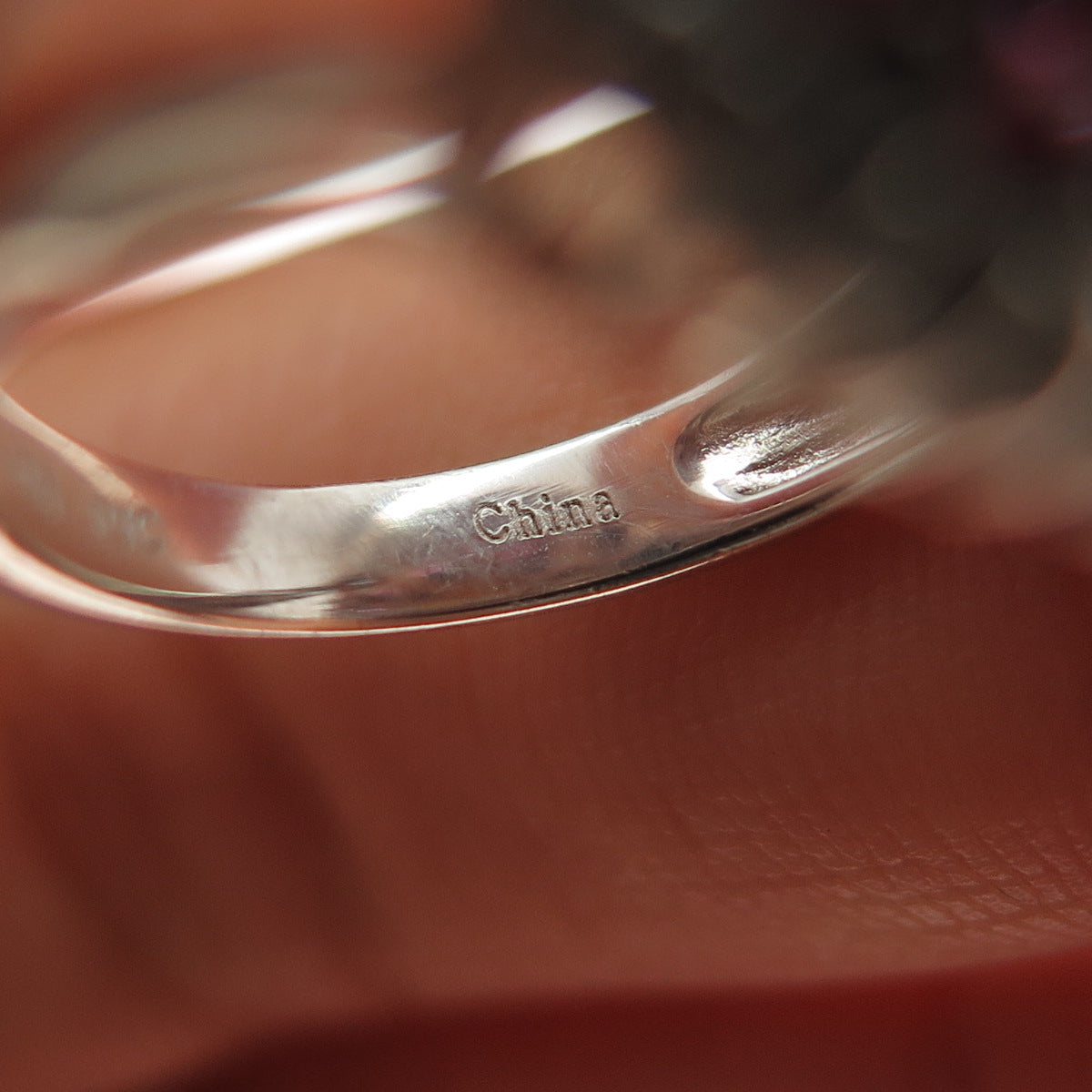 925 Sterling Silver Vintage Real Opal Ruby & White Topaz Ring Size 5