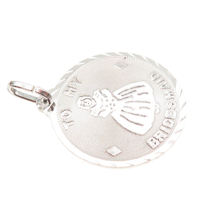 925 Sterling Silver Vintage To My Bridesmaid Charm Pendant