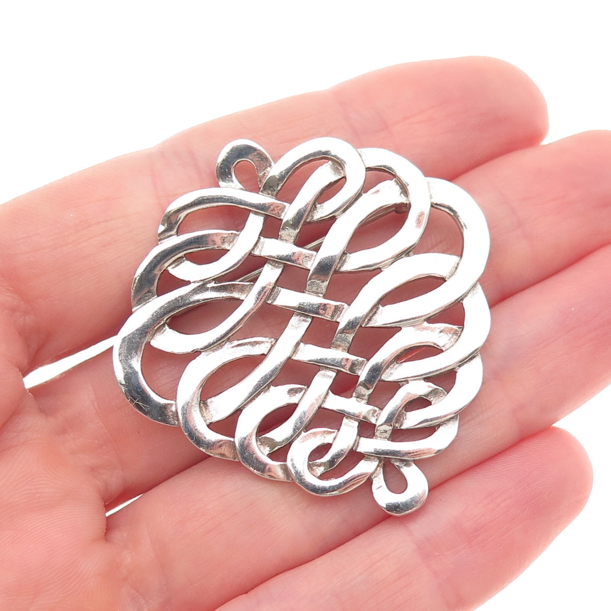 MMA Metropolitan Museum of Art 925 Sterling Silver Vintage Celtic Knot Pendant