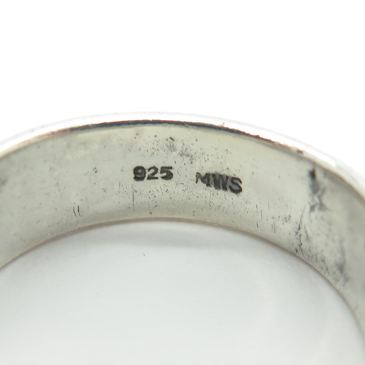 MWS Mark Washerman Samara 925 Sterling Silver Vintage Woven Band Ring Size 9.75