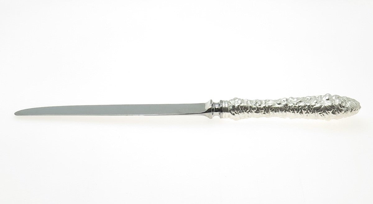 THE STIEFF CO. 925 Sterling Silver & Steel Antique Victorian 1892 Rose Knife