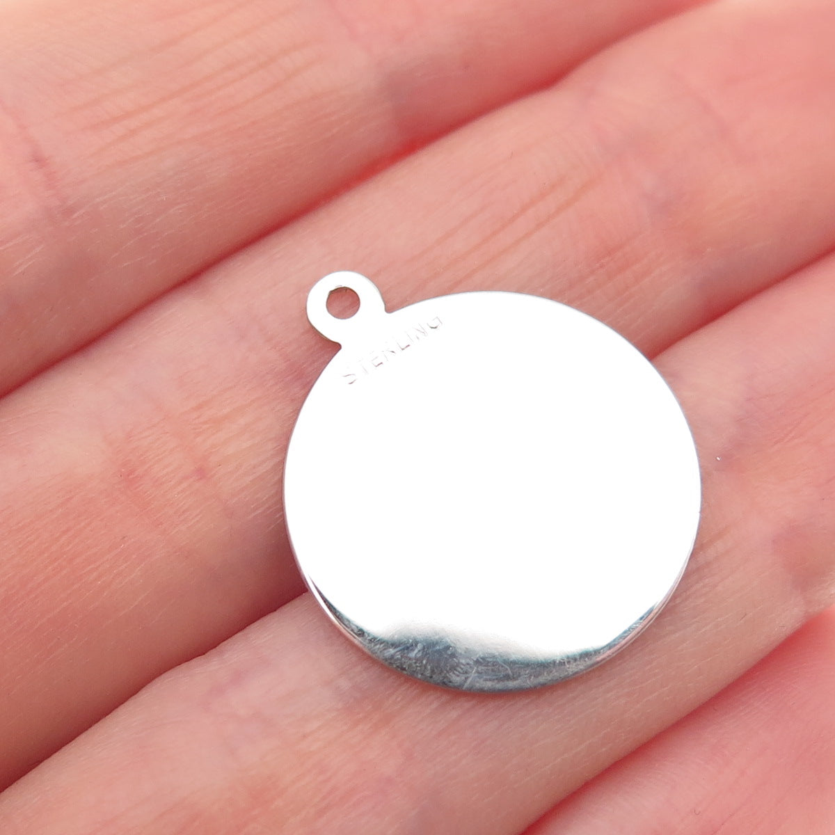 925 Sterling Silver Vintage Holy Communion Charm Pendant