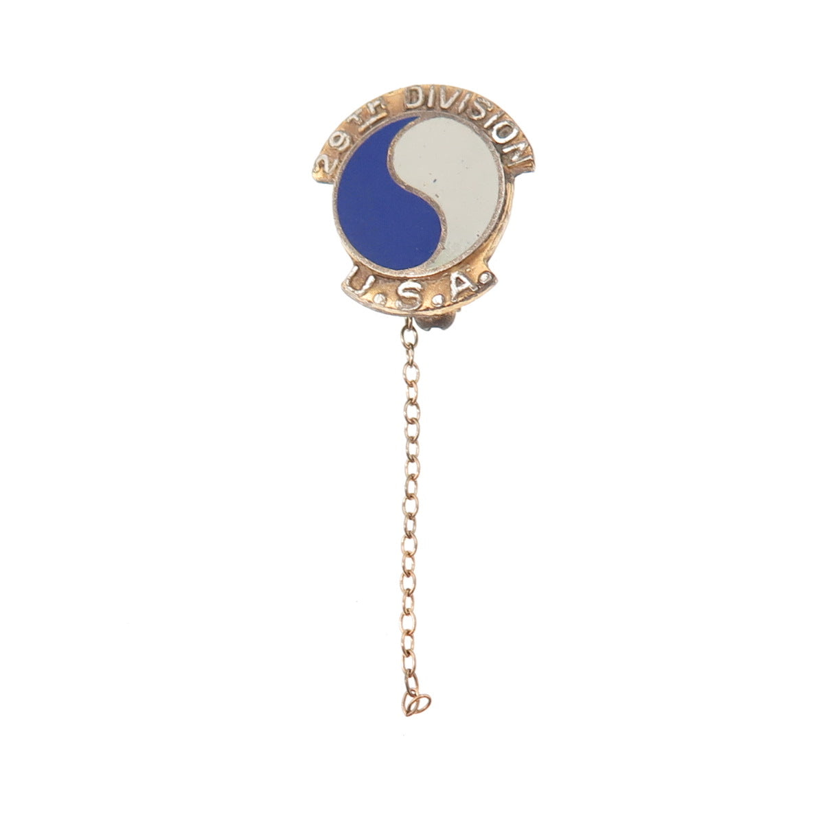 Whittemore & Co. 925 Sterling Antique WWII 29th Infantry Division Sweetheart Pin