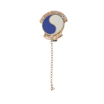 Whittemore & Co. 925 Sterling Antique WWII 29th Infantry Division Sweetheart Pin