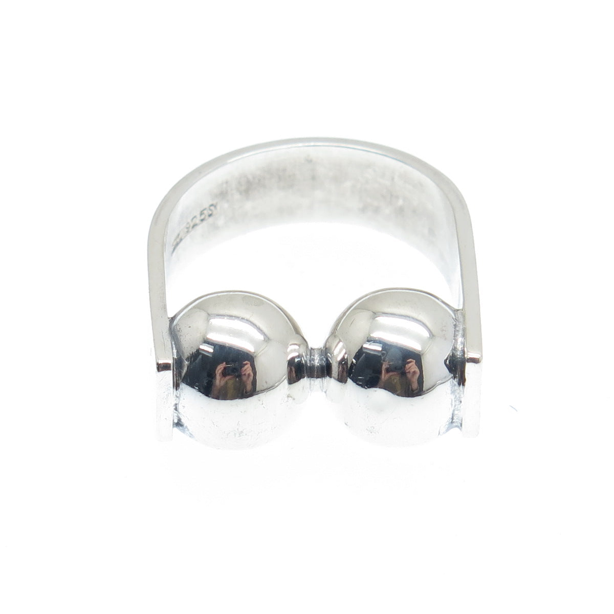 KUPITTAAN KULTA 925S Sterling Silver Vintage Finland Modernist Ring Size 5.25