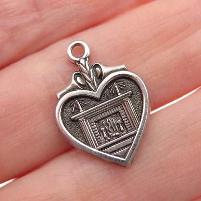 925 Sterling Vintage Betty Crocker Homemaker of Tomorrow Heart Mini Pendant