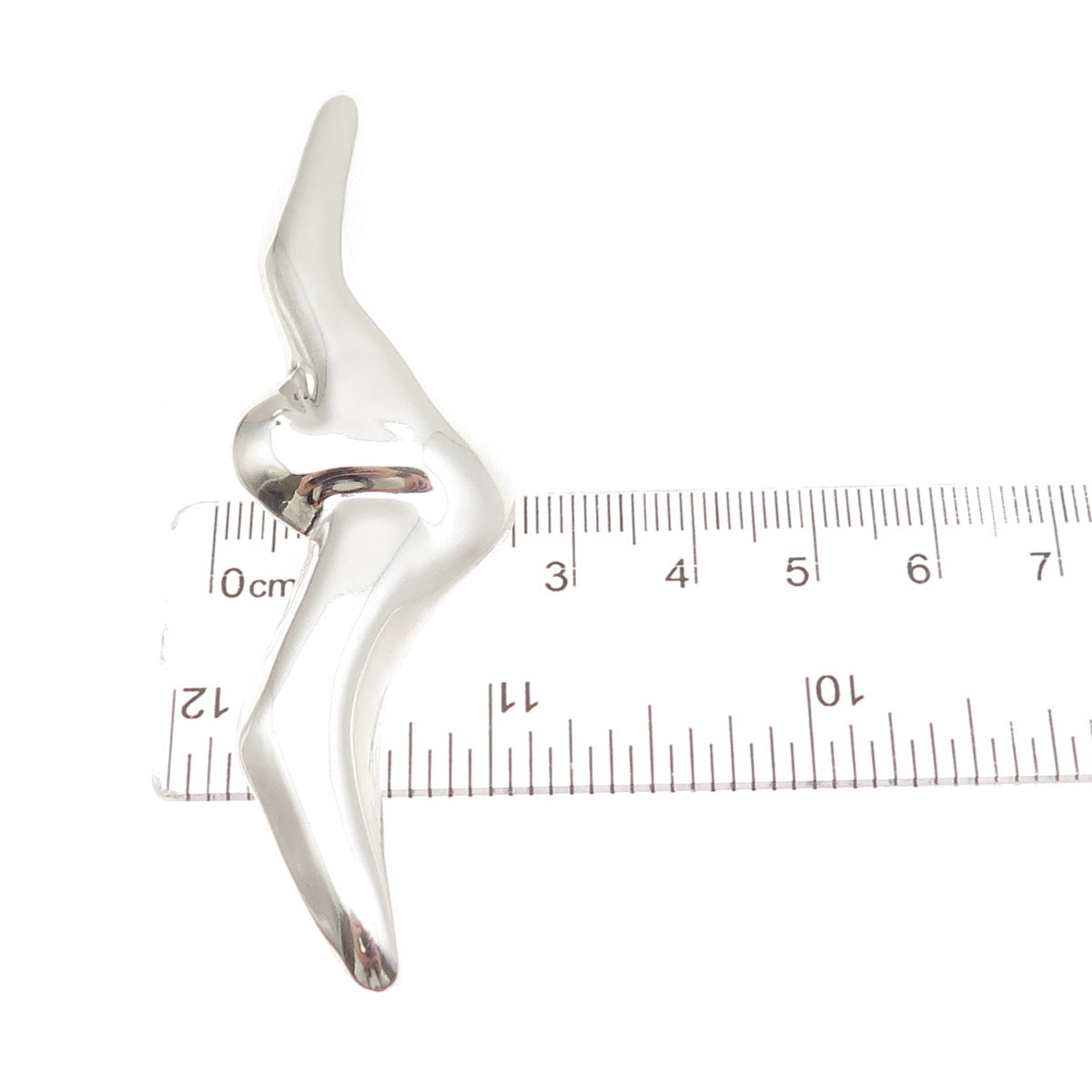 925 Sterling Silver Vintage Mexico Seagull Modernist Pin Brooch