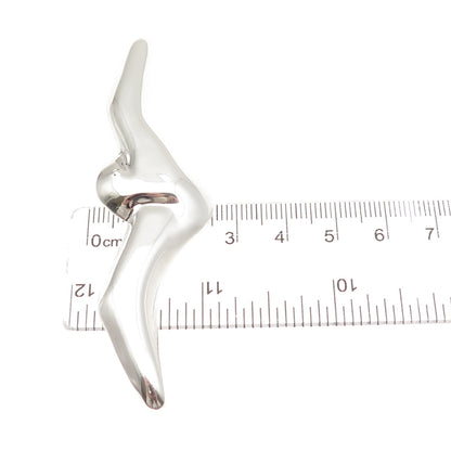 925 Sterling Silver Vintage Mexico Seagull Modernist Pin Brooch