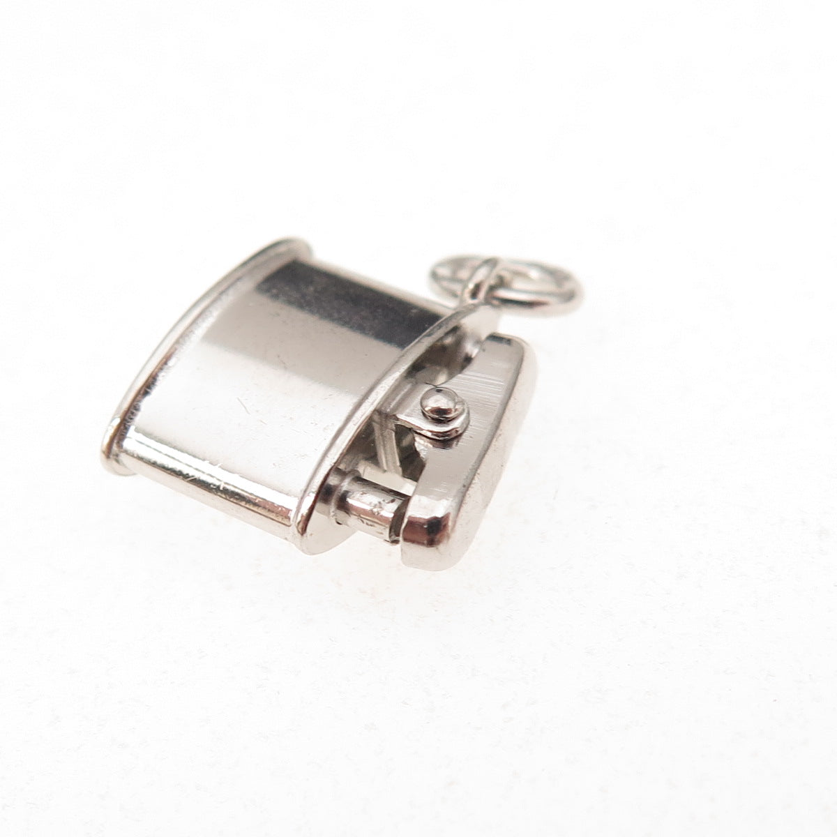 Art's Elegance 925 Sterling Silver Vintage Cigarette Lighter 3D Charm Pendant