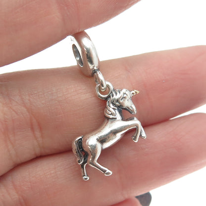 PANDORA 925 Sterling Silver Unicorn Dangling Charm