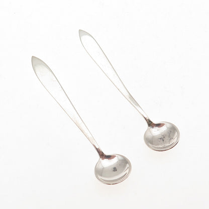 Kirk Stieff Sterling Silver Vintage 1957 Cynthia SET of 2 Salt & Spices Spoons