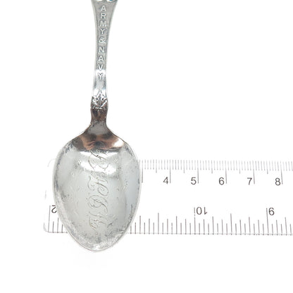 RODEN BROS 925 Sterling Silver Antique Earl Kitchener Army & Navy Coffee Spoon
