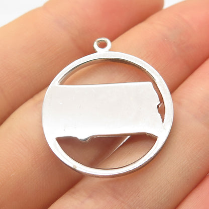 925 Sterling Silver Vintage "London 2015" Double-decker Bus Pendant