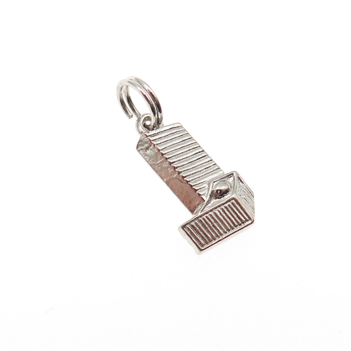 925 Sterling Silver Vintage United Nations Headquarters Mini Charm Pendant