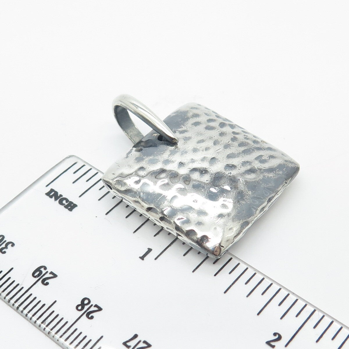 925 Sterling Silver Vintage Silpada Hammered Finish Pendant