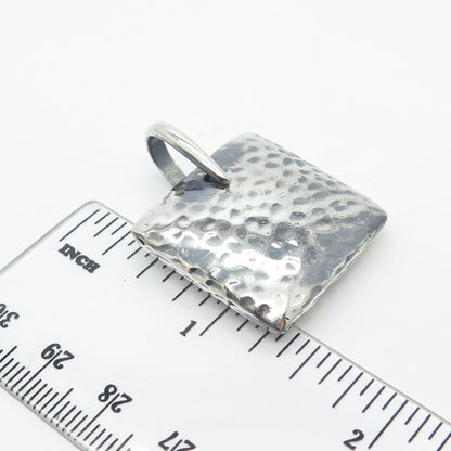 925 Sterling Silver Vintage Silpada Hammered Finish Pendant