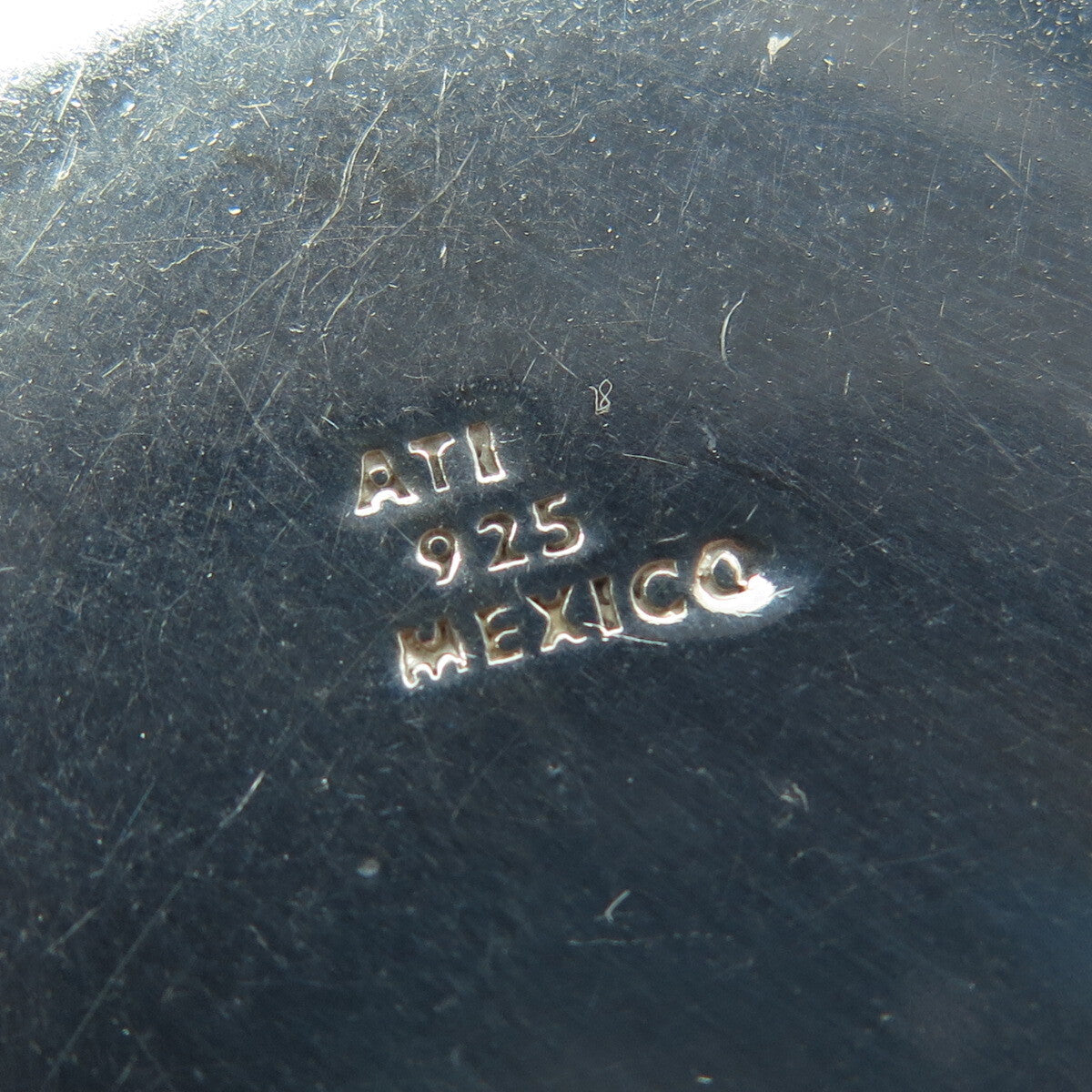 925 Sterling Silver Vintage ATI Mexico Sand Dollar Pendant
