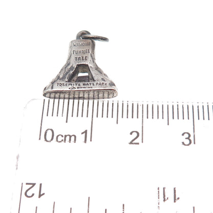 Bates & Klinke 925 Sterling Silver Vintage Wawona Tunnel Tree 3D Charm Pendant