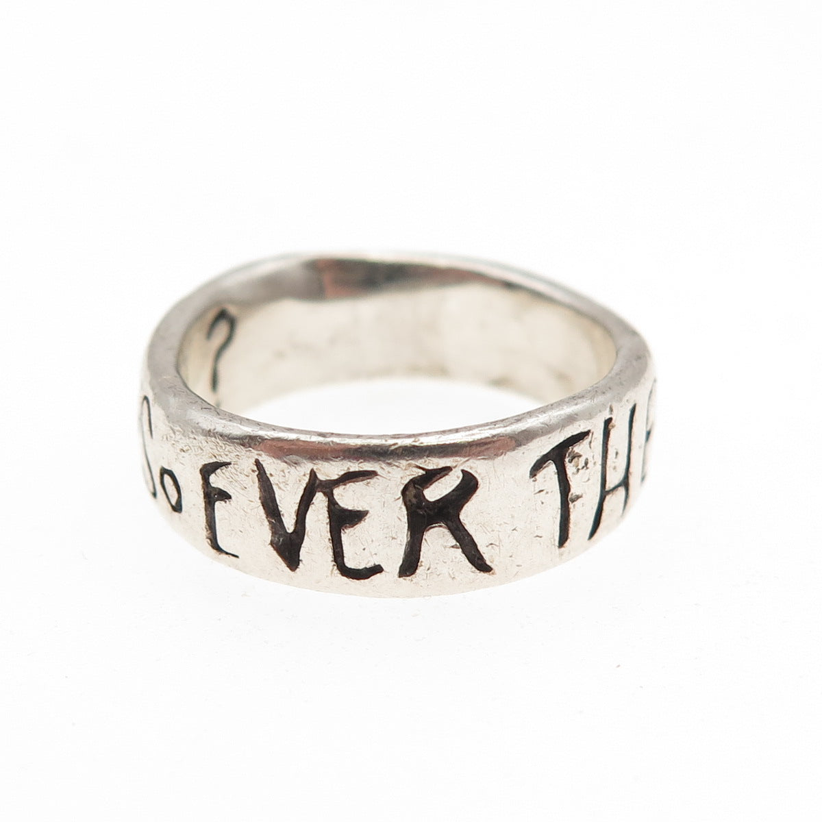925 Sterling Vintage Ever the Best of Friends Eh Pip? David Lean Ring Size 7