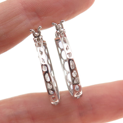 Chuck Clemency 925 Sterling Silver Real Oval-Cut Tanzanite Tree of Life Earrings