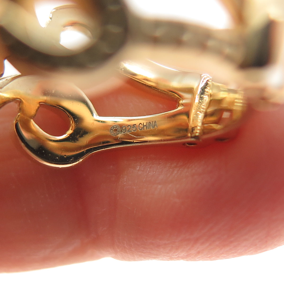 DALLAS PRINCE 925 Sterling Silver Gold Plated Real Cabochon Opal Ring Size 5.5